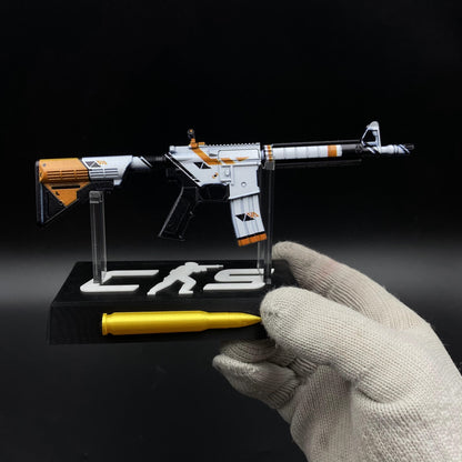 CS M4A4 Asiimov Mini Metal Replica For Collection