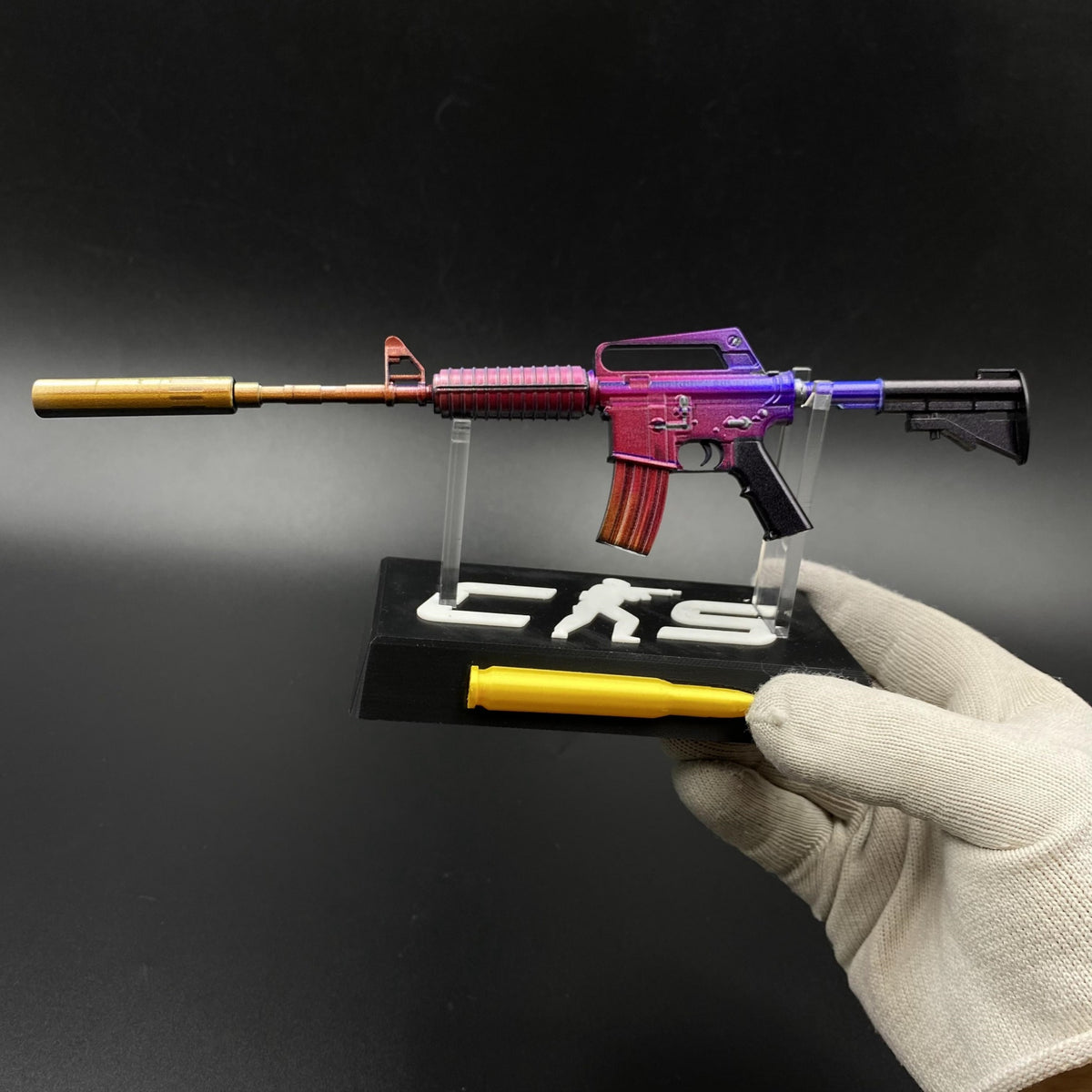 CS M4A1‑S Fade Tiny Gun Replica for Collectible