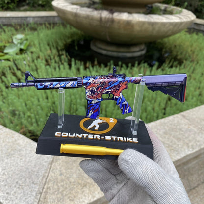 M4A4 Dragon King Mini Metal Replica For Collection