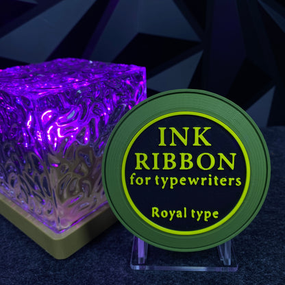 RE Ink Ribbon Speaker Replica Prop, 3D Printed Horror Game Fan Art Desktop Decor, Collectible Gaming Ornament Gift