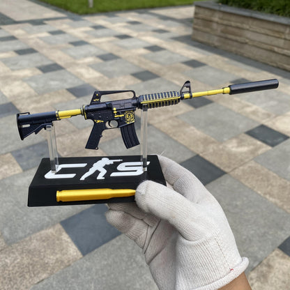 CS M4A1‑S Knight Metal Tiny Gun Replica for Collectible