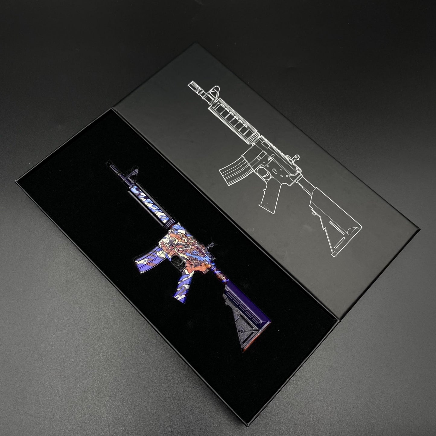 M4A4 Dragon King Mini Metal Replica For Collection