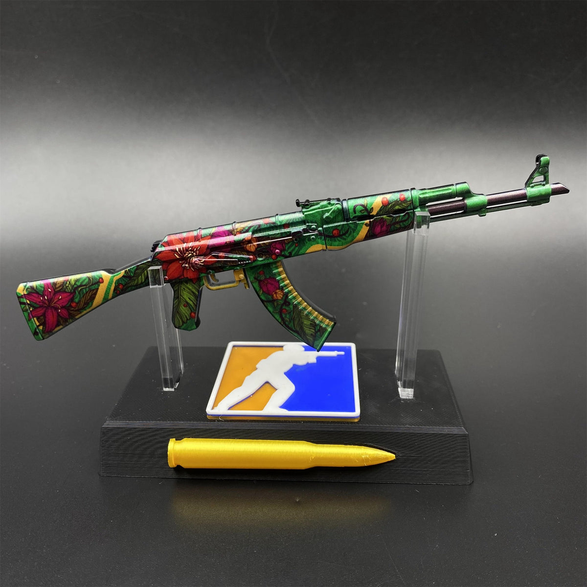 AK47 Wild Lotus Metal Miniature Gun