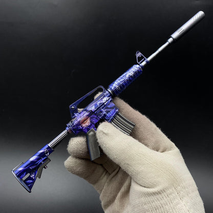 CS M4A1‑S Black Lotus Metal Tiny Gun Replica for Collectible