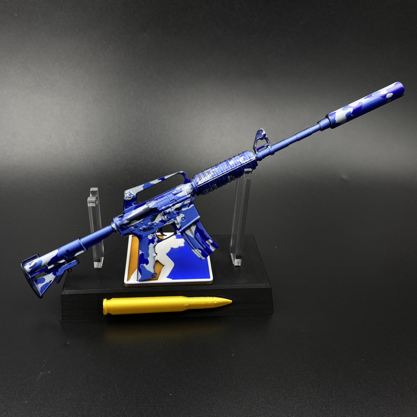 M4A1-S Bright Water Mini Metal Replica Gun for Collectible