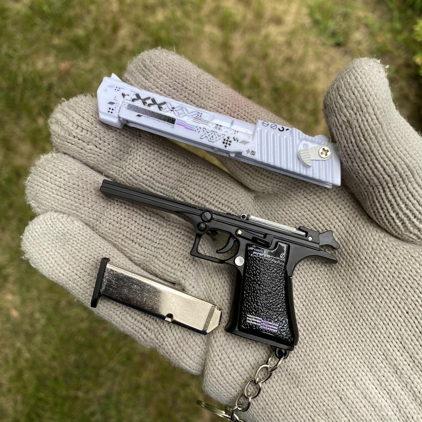 Desert Eagle Printstream mini Metal replica from Fracture Case CS2 game For Collectible