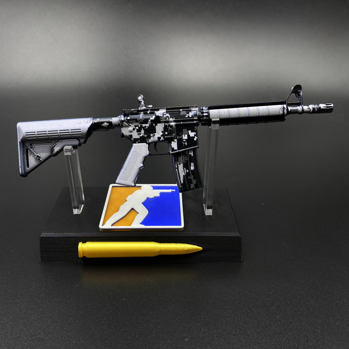 Metal Tiny CS M4A4 Urban DDPAT Gun Miniature For Collection
