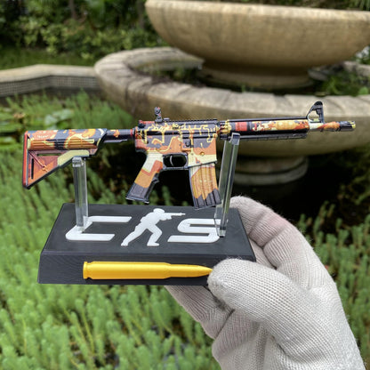 CS M4A4 Hellish Mini Metal Replica For Collection
