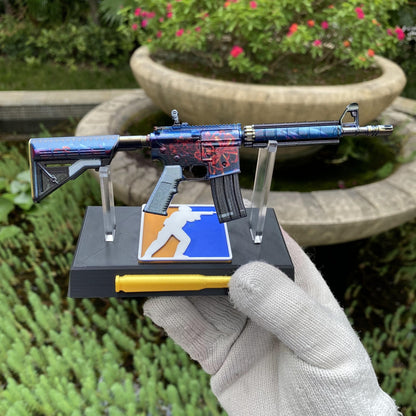 M4A4 Spider Lily Mini Metal Replica For Collection