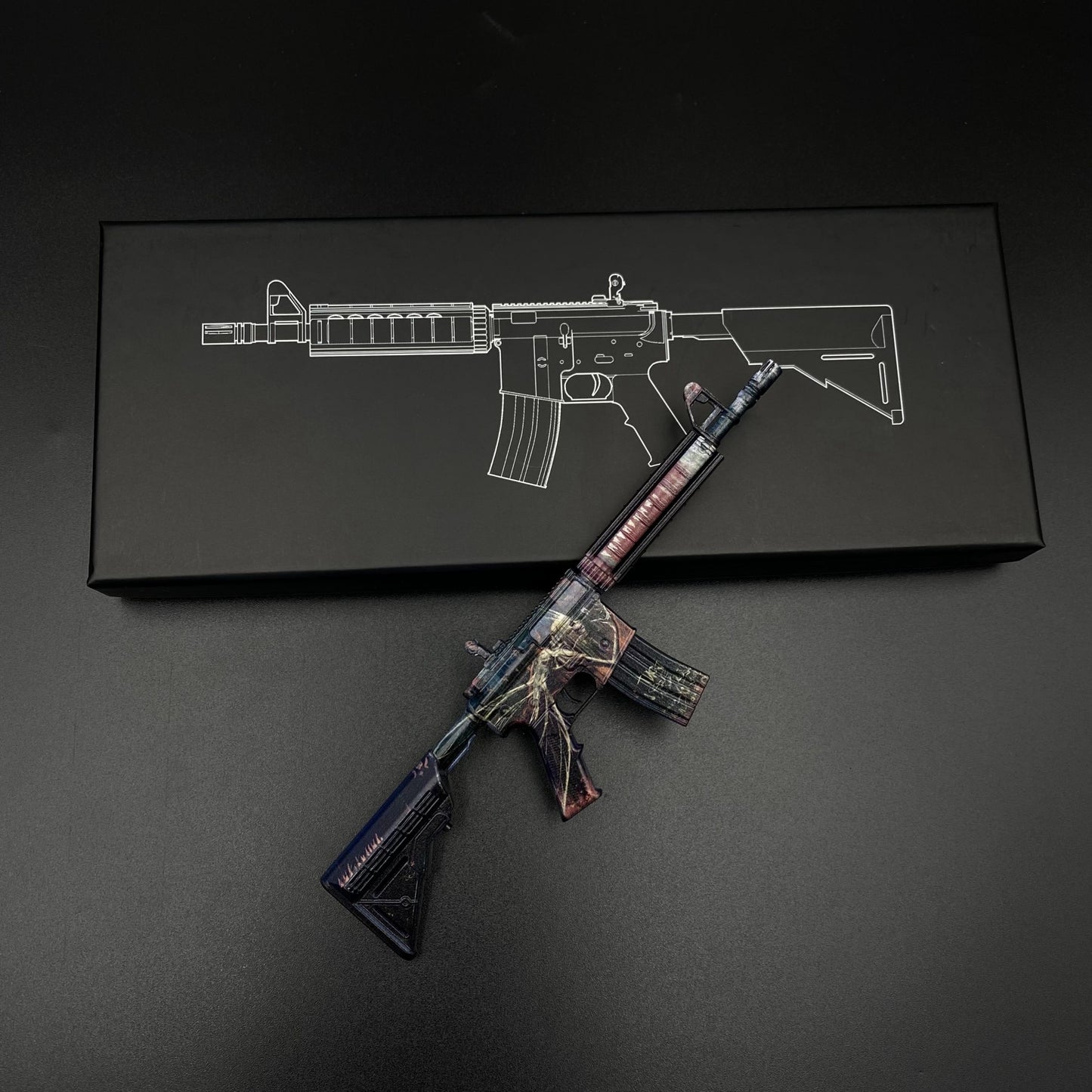 Metal Tiny CS M4A4 Tooth Fairy Gun Miniature For Collection