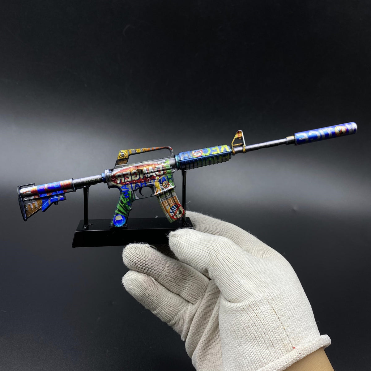 Imminent Danger M4A1-S Metal Gun Miniature For Collection