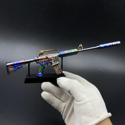 Imminent Danger M4A1-S Metal Gun Miniature For Collection