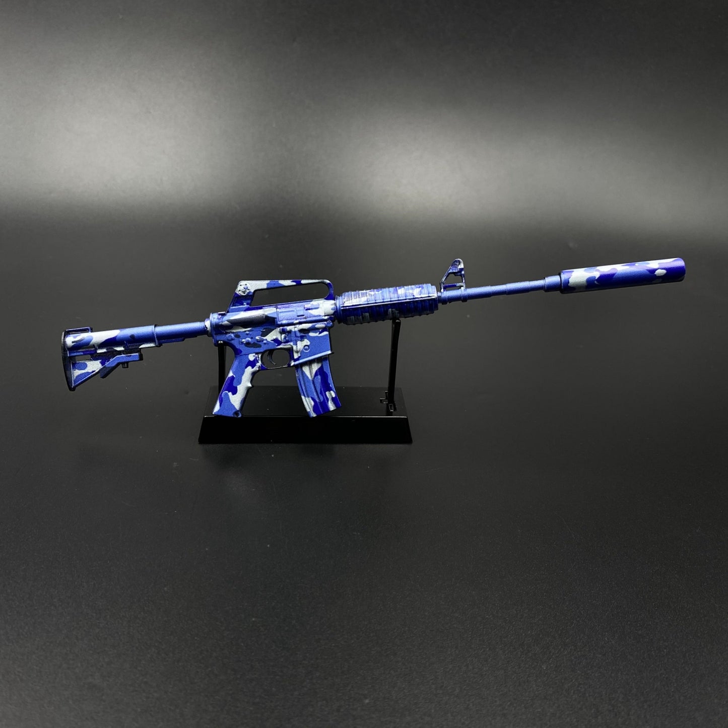 M4A1-S Bright Water Mini Metal Replica Gun for Collectible
