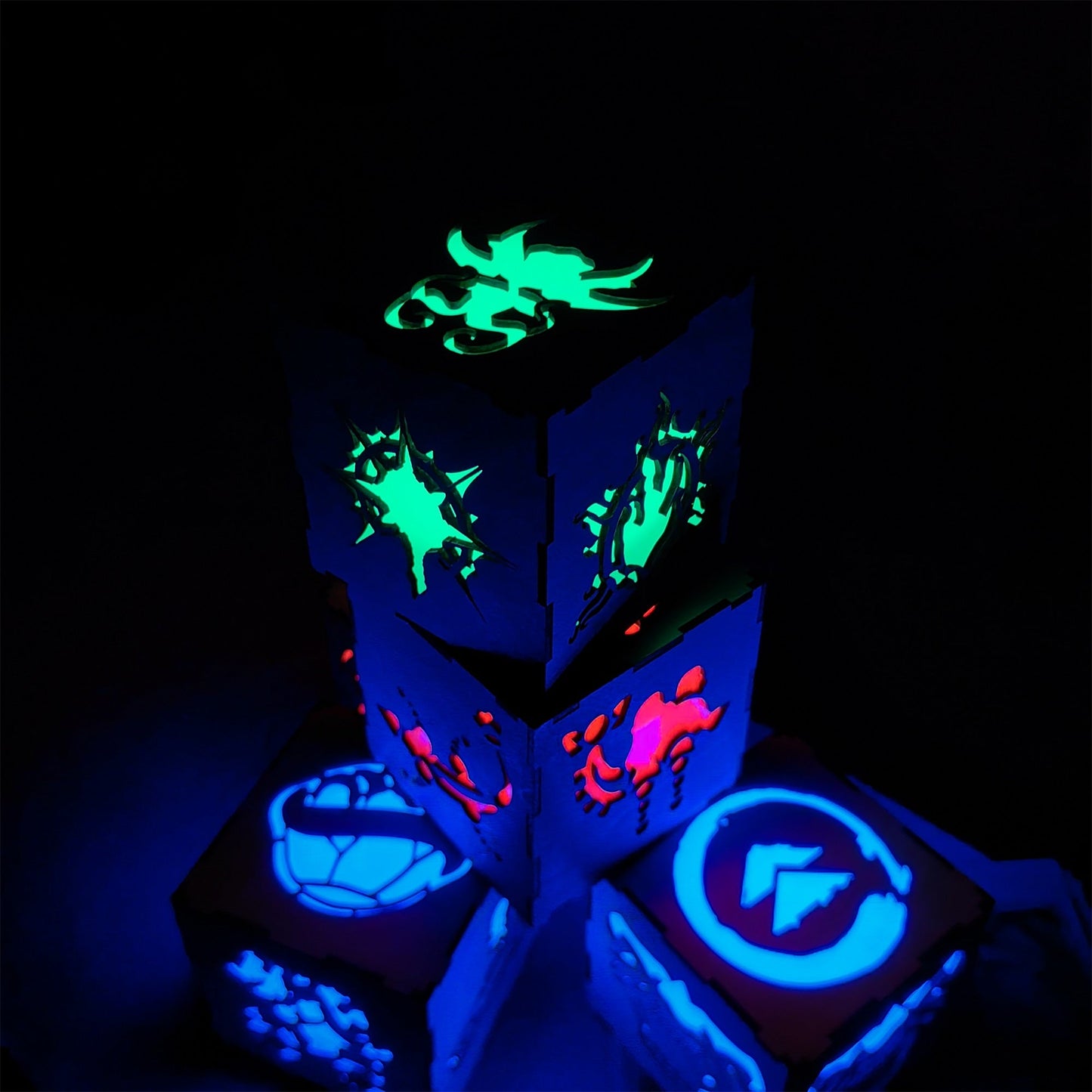 Handmade BG3 Inspired Wood Lamp Night Light