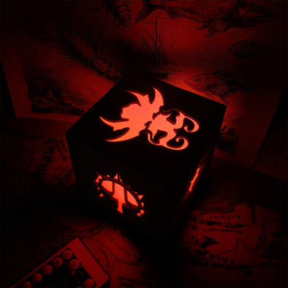 Handmade BG3 Inspired Wood Lamp Night Light
