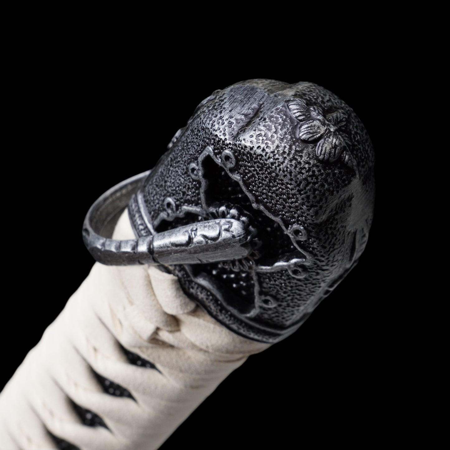 IRL Sekiro Black Mortal Blade Kaimen Katana 1065 Carbon Steel Version