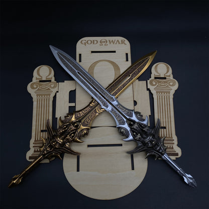 Blade Of Olympus Replica11.8" Metal Desk Display Art