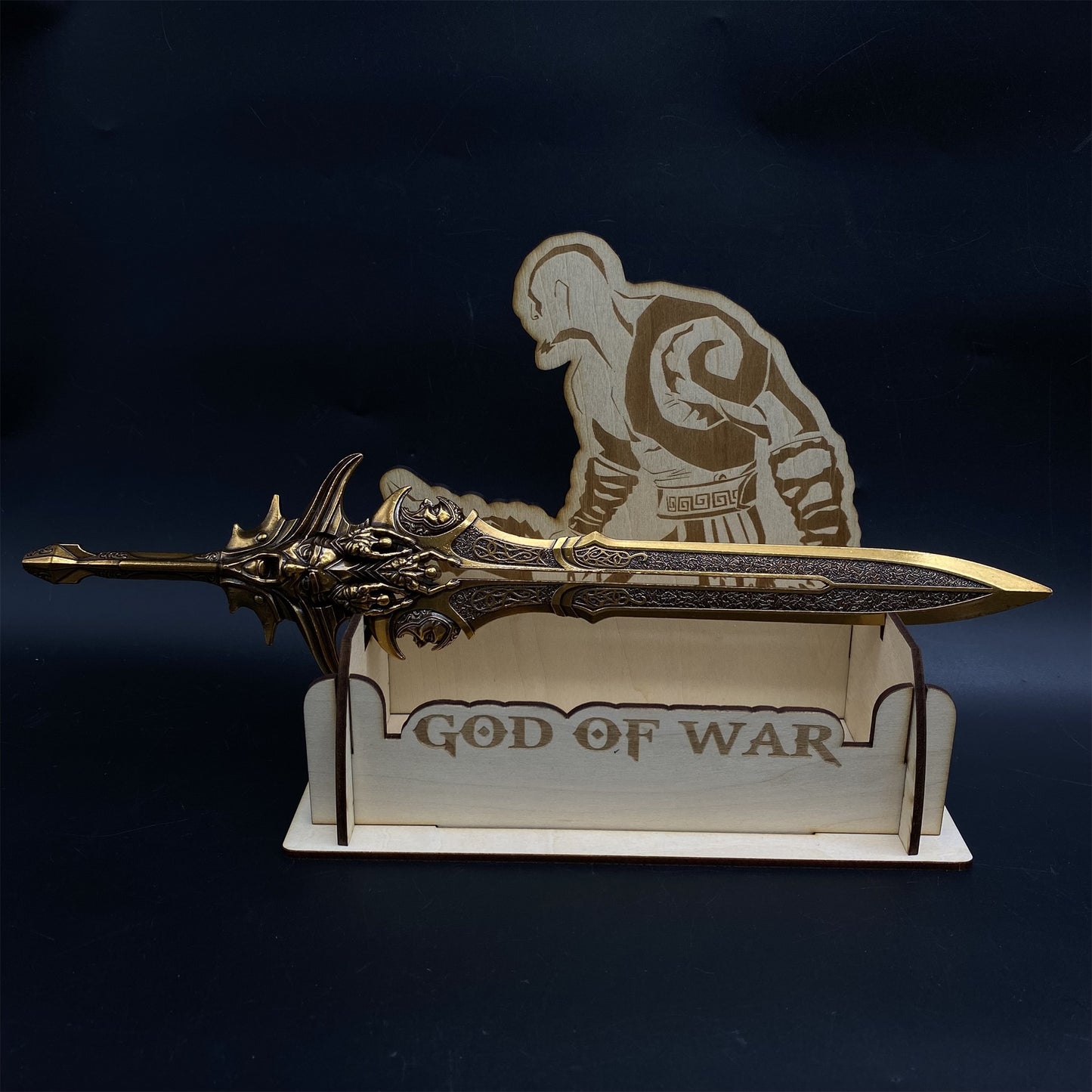 Blade Of Olympus Replica11.8" Metal Desk Display Art