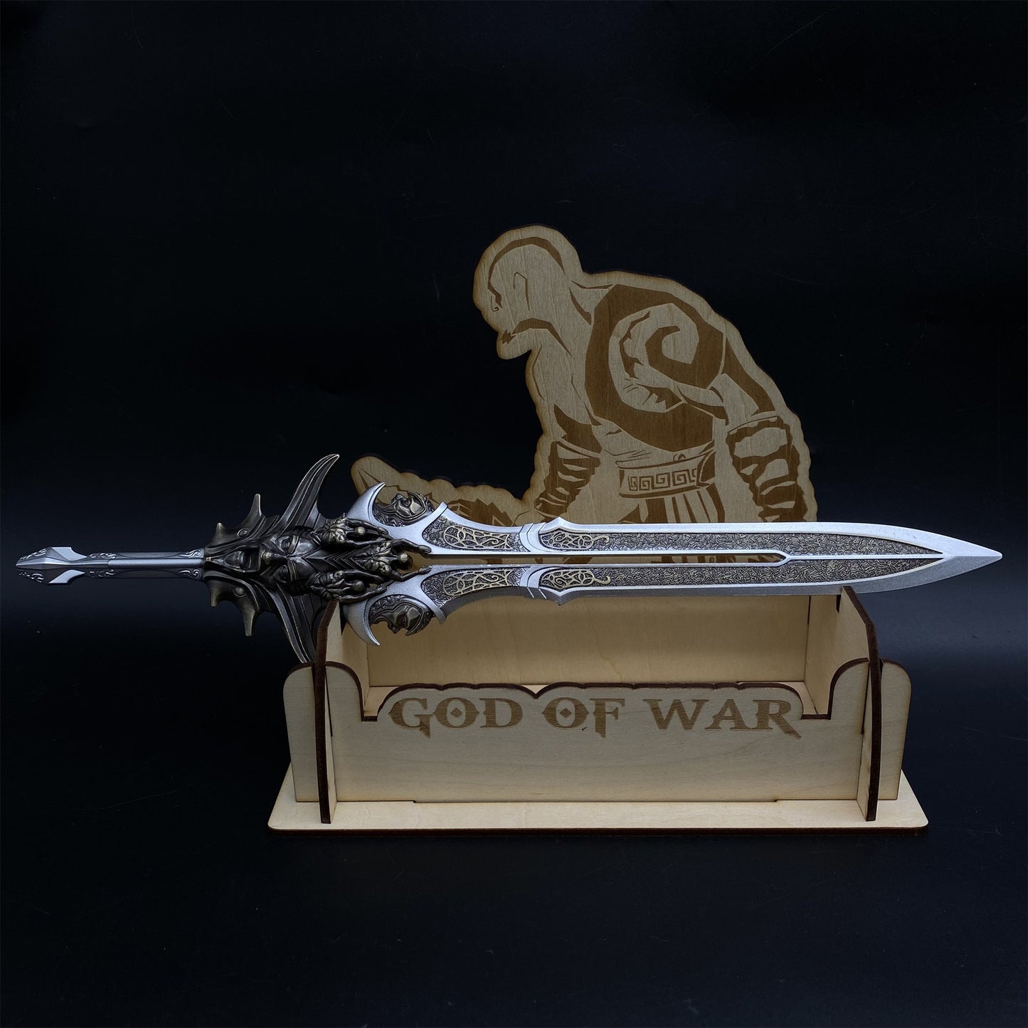 Blade Of Olympus Replica11.8" Metal Desk Display Art