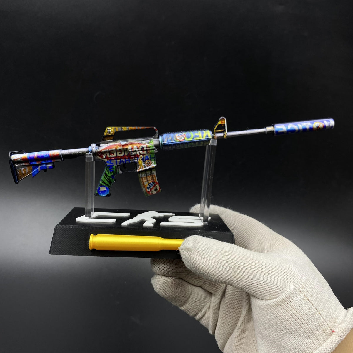 Imminent Danger M4A1-S Metal Gun Miniature For Collection