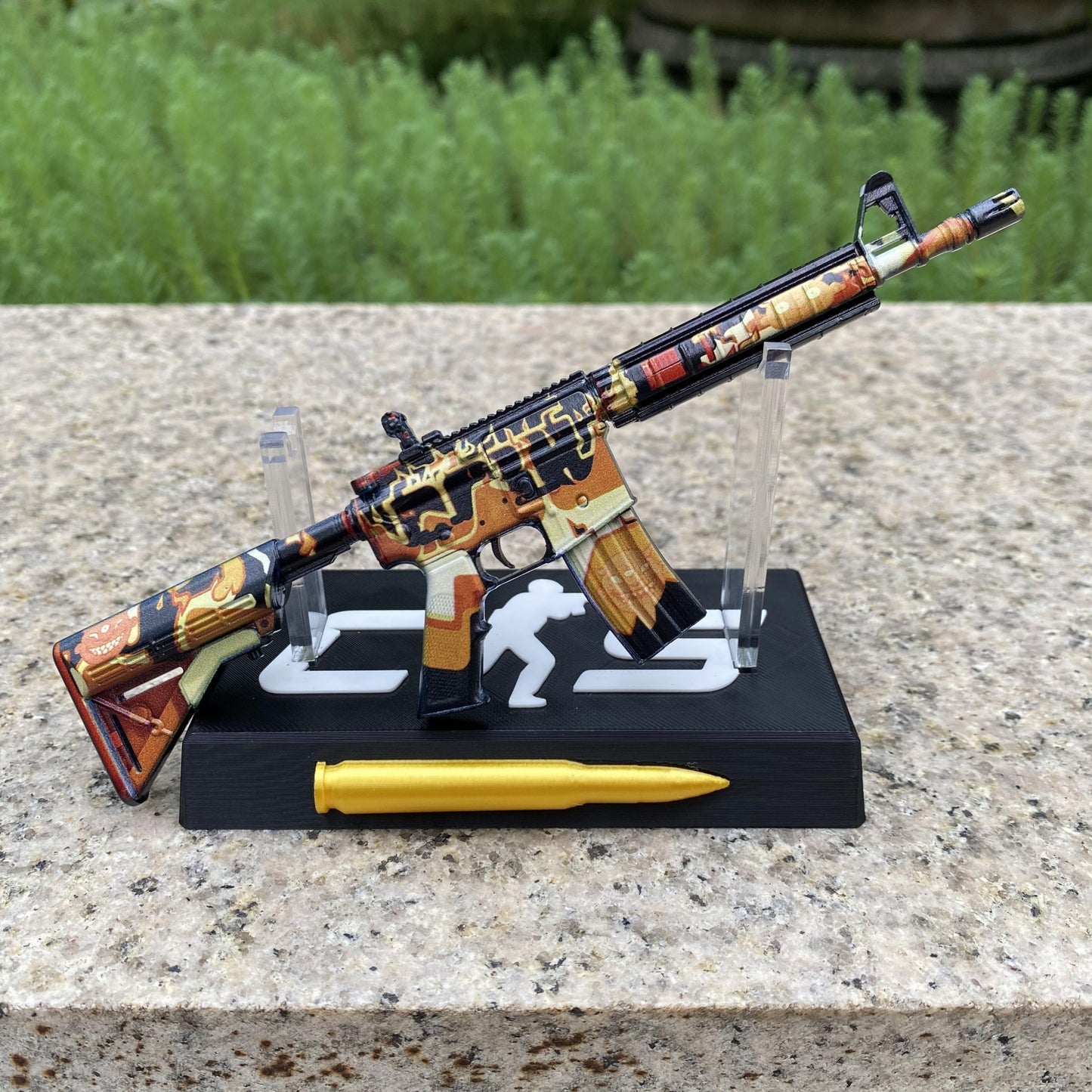 CS M4A4 Hellish Mini Metal Replica For Collection