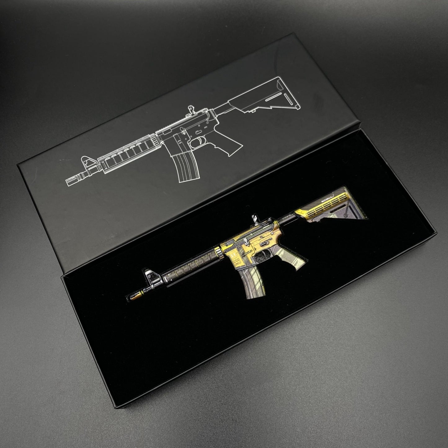Metal Tiny CS M4A4 Buzz Kill Gun Miniature For Collection