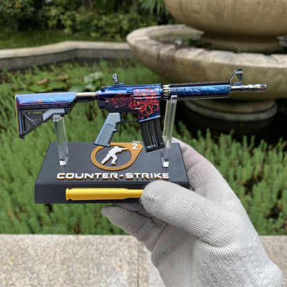 M4A4 Spider Lily Mini Metal Replica For Collection