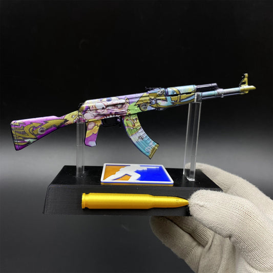 CSGO AK47 B the Monster Metal Tiny Gun Miniature For Display