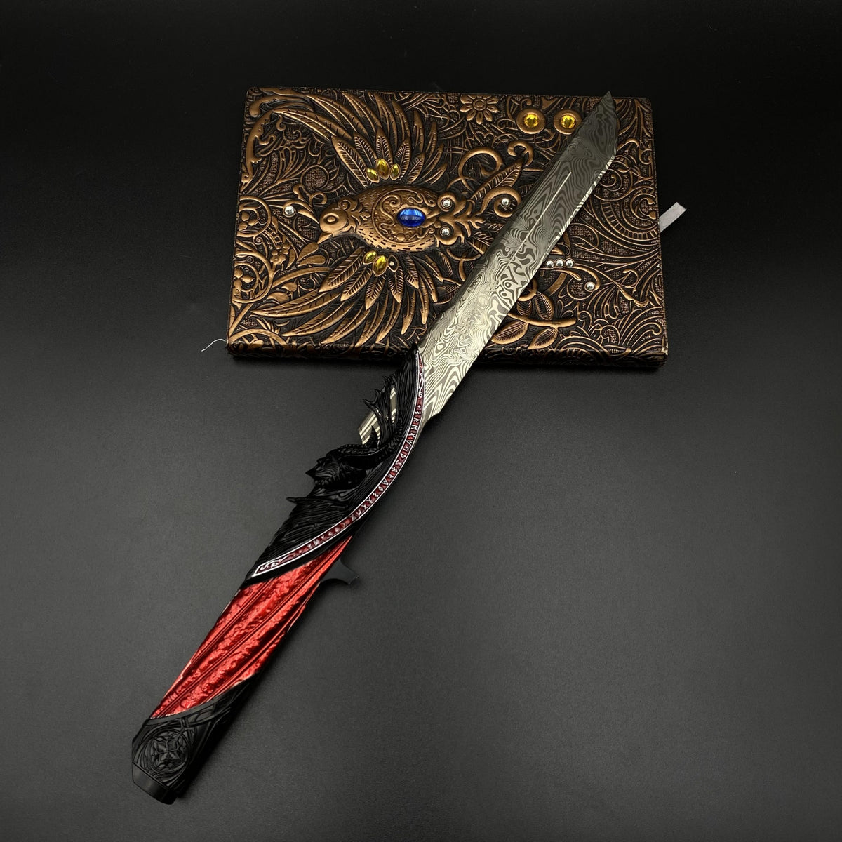 Delta Force Dark Star Demon Knives Replica 40CM/15.74" - Dull Blade Collectibles