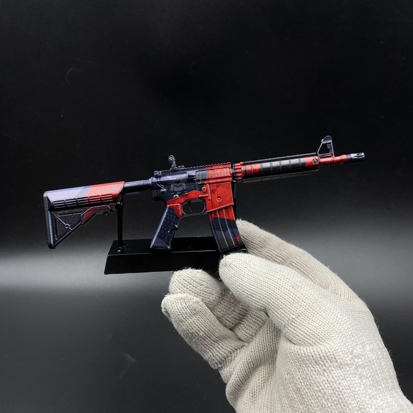 Metal Tiny CS M4A4 Evil Daimyo Gun Miniature For Collection