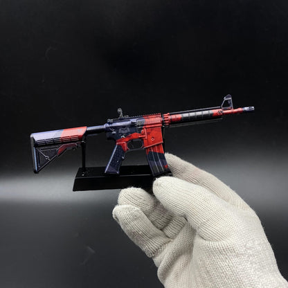 Metal Tiny CS M4A4 Evil Daimyo Gun Miniature For Collection