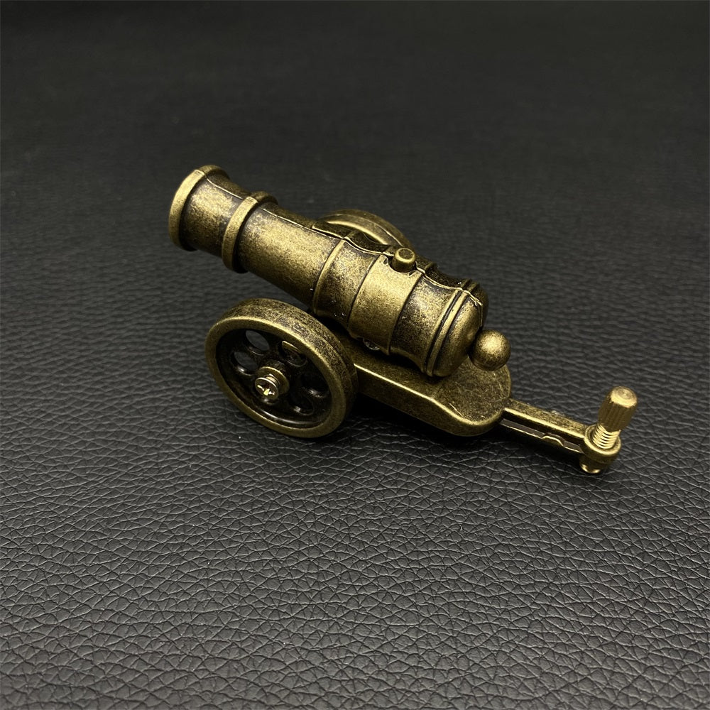Metal Miniature  Antiqued Smoothbore Cannon 10CM/3.9"