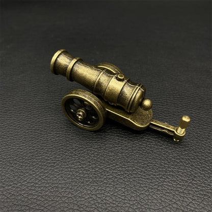 Metal Miniature  Antiqued Smoothbore Cannon 10CM/3.9"