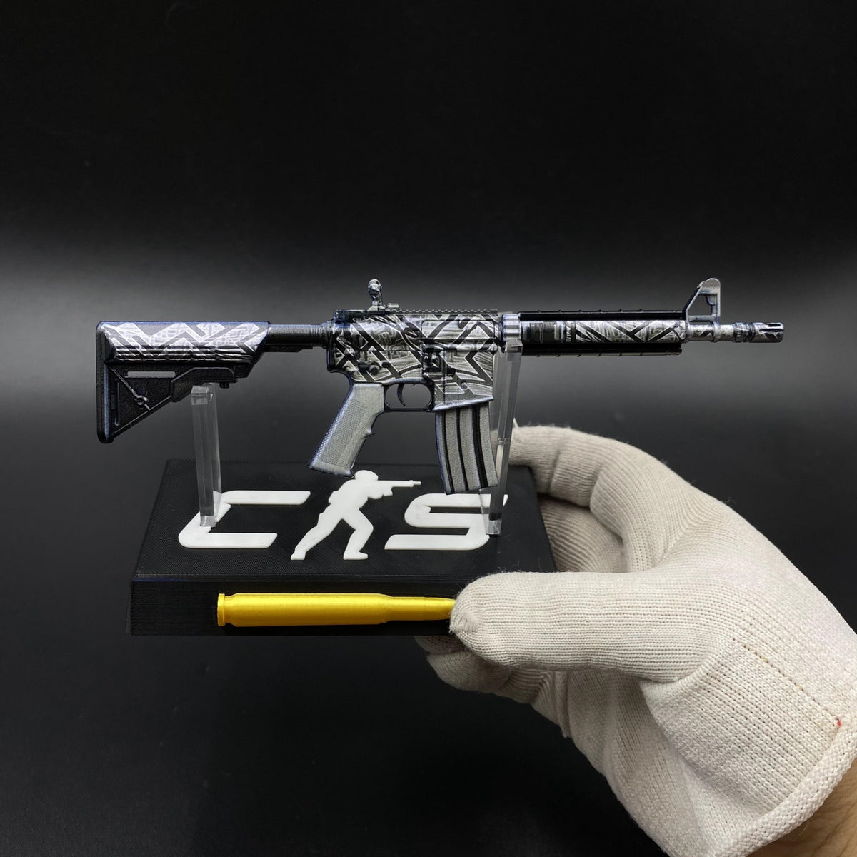 CS M4A4 Aeolian Dark Mini Metal Replica For Collection