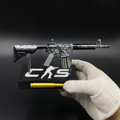 CS M4A4 Aeolian Dark Mini Metal Replica For Collection