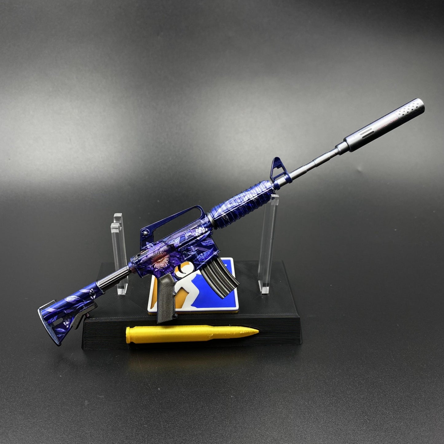 CS M4A1‑S Black Lotus Metal Tiny Gun Replica for Collectible