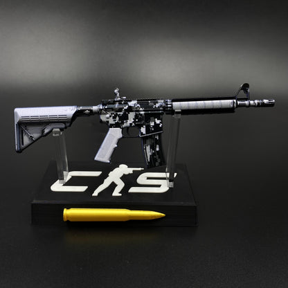 Metal Tiny CS M4A4 Urban DDPAT Gun Miniature For Collection
