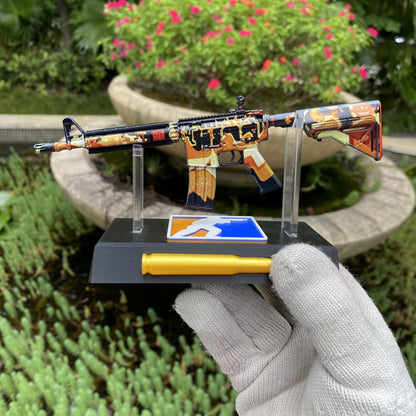 CS M4A4 Hellish Mini Metal Replica For Collection