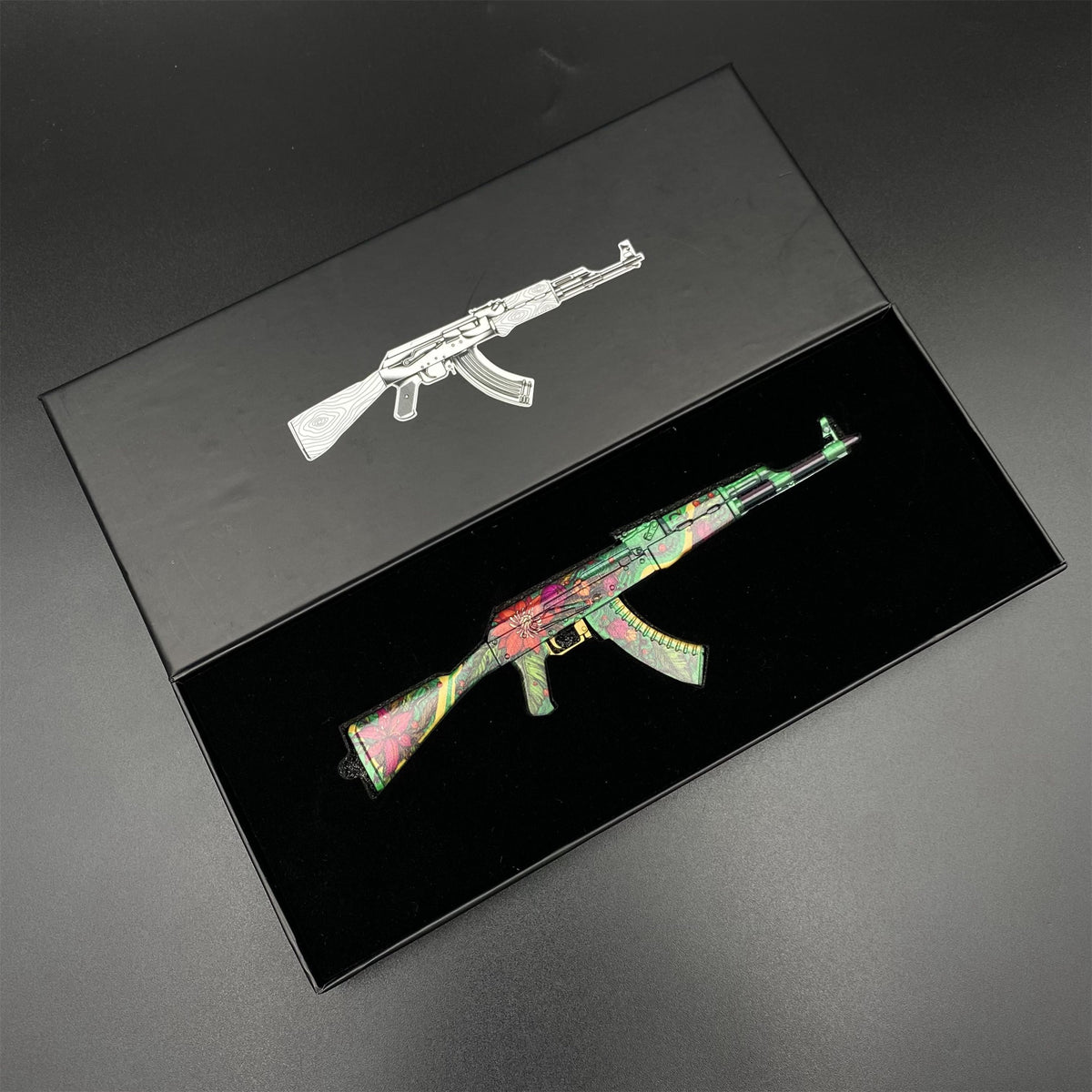 AK47 Wild Lotus Metal Miniature Gun