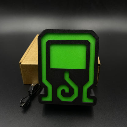 Monster Mega Potion Gamer Potion Symbol LED Night Light, 3D Printed Game Room Decor Gift