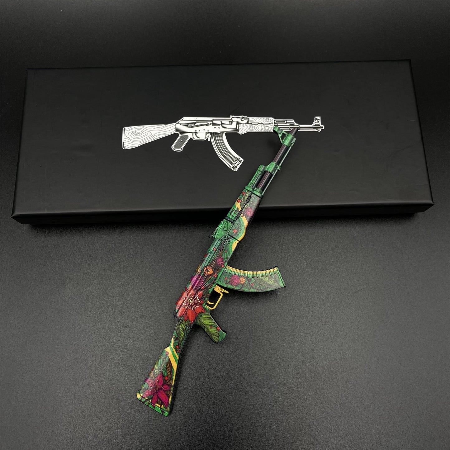 AK47 Wild Lotus Metal Miniature Gun