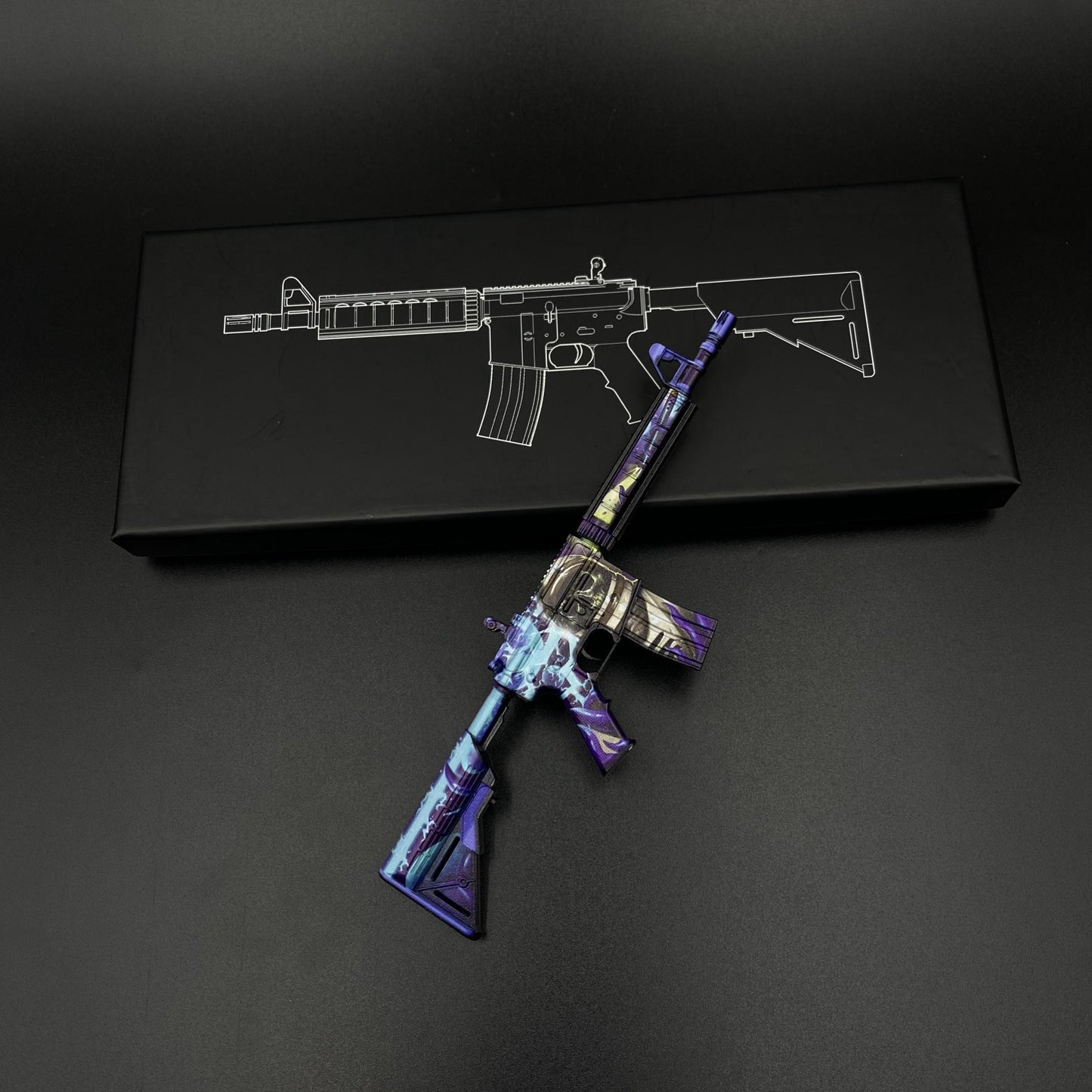 M4A4 Desolate Space Mini Metal Replica For Collection