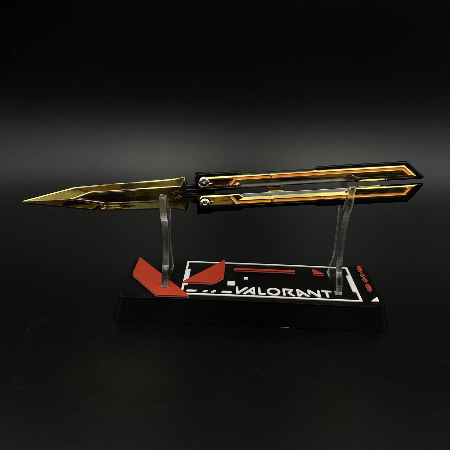 Metal Champions 2025 Butterfly Knife Replica - Dull Blade Prop For Collection