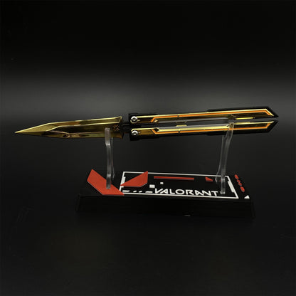 Metal Champions 2025 Butterfly Knife Replica - Dull Blade Prop For Collection