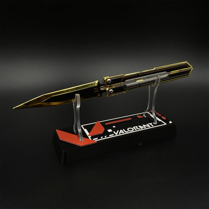 Metal Champions 2025 Butterfly Knife Replica - Dull Blade Prop For Collection