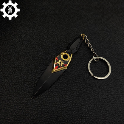 Val Champions 2023 Kunai Metal Keychain