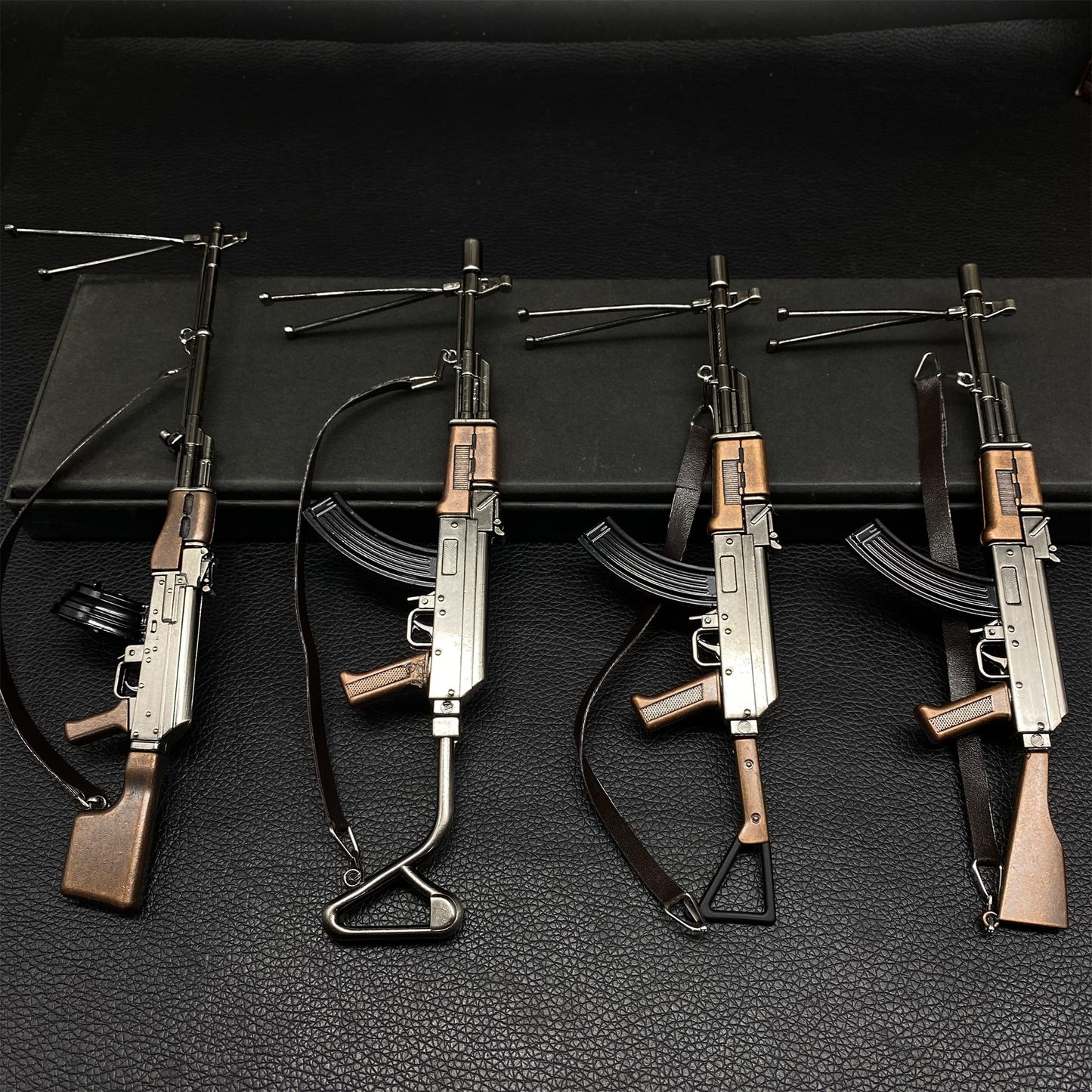 Metal AK-47 Assault Rifle RPK Light Machine Type-81 China 56 AK Gun Miniature