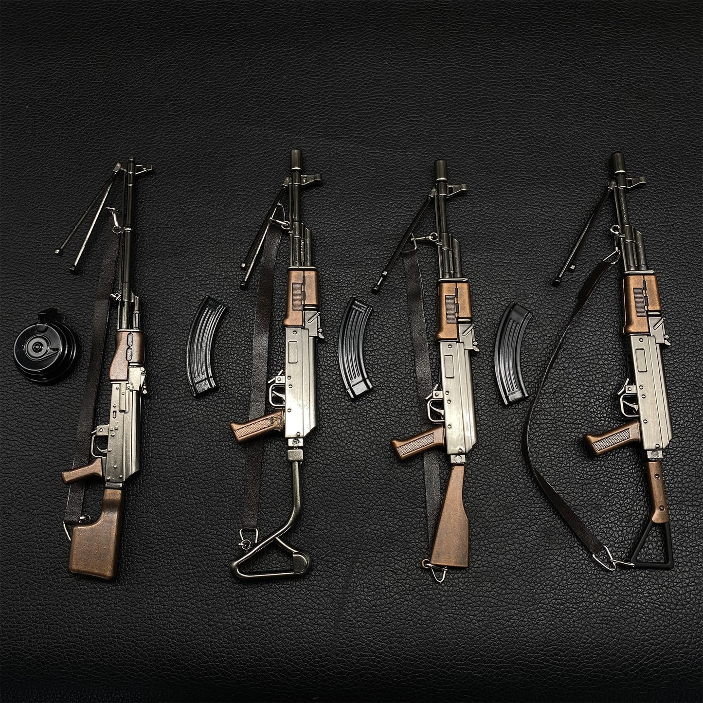 Metal AK-47 Assault Rifle RPK Light Machine Type-81 China 56 AK Gun Miniature