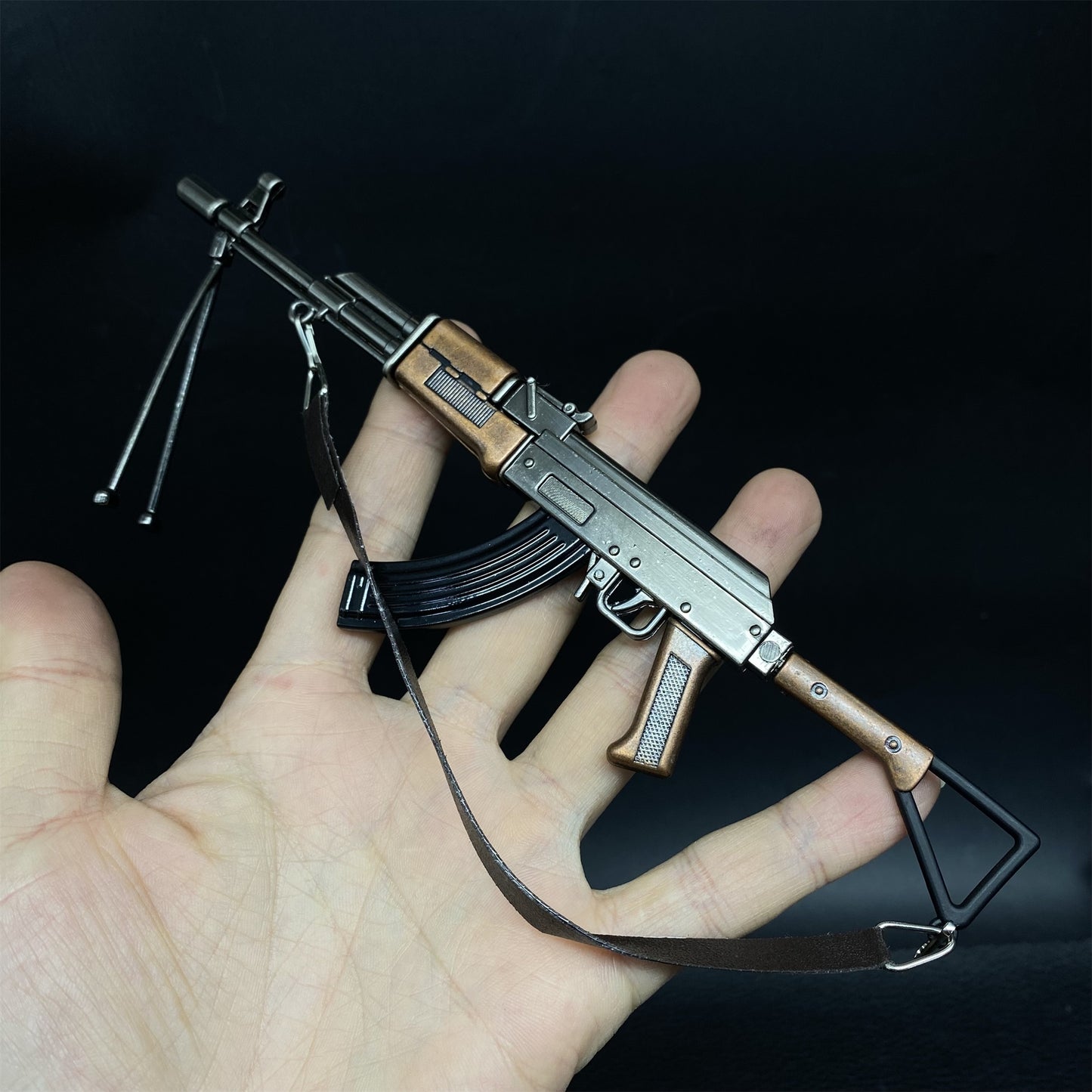 Metal AK-47 Assault Rifle RPK Light Machine Type-81 China 56 AK Gun Miniature