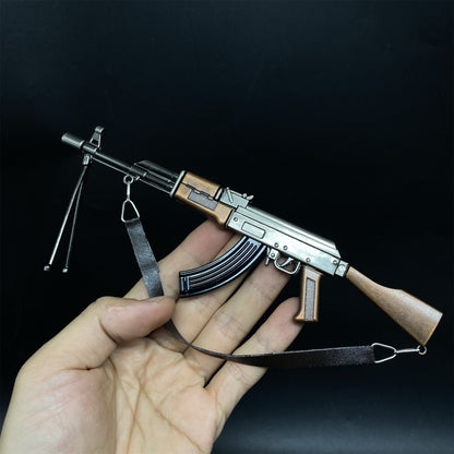 Metal AK-47 Assault Rifle RPK Light Machine Type-81 China 56 AK Gun Miniature